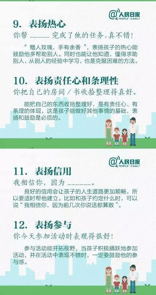 人民日報：15個表揚孩子和10個懲罰孩子的科學(xué)方法，轉給家長(cháng)！