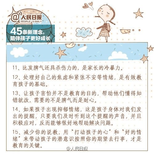 人民日報：45條陪伴孩子的新理念，值得收藏！