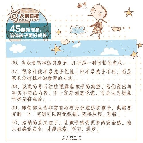 人民日報：45條陪伴孩子的新理念，值得收藏！